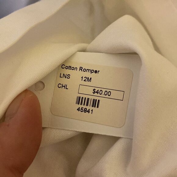 New Lullaby Set cotton romper (I have 4) - Picture 4 of 4